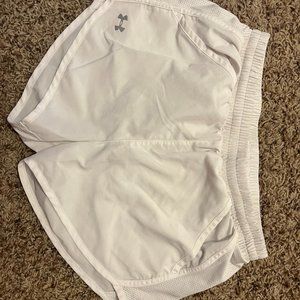 Under armour shorts - white (size XS)